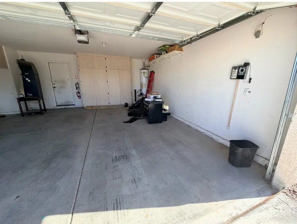 garage cleanout after Henderson Junk Solutions cleared the space